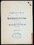 COMPLIMENTARY DINNER TO THE REPRESENTATIVES OF THE PRESS OF NEW YORK [held by] COMMITTEE OF THE COOKS AND PASTRY COOKS ASSOCIATION OF NEW YORK [at] "MUSCHENHEIM'S, NEW YORK, NY" (REST;)