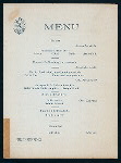 COMPLIMENTARY DINNER TO THE REPRESENTATIVES OF THE PRESS OF NEW YORK [held by] COMMITTEE OF THE COOKS AND PASTRY COOKS ASSOCIATION OF NEW YORK [at] "MUSCHENHEIM'S, NEW YORK, NY" (REST;)