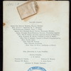 ANNUAL BANQUET [held by] BOSTON MERCHANTS ASSOCIATION [at] "HOTEL VENDOME, BOSTON, MA" (HOT;)