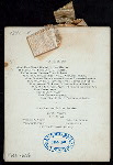 ANNUAL BANQUET [held by] BOSTON MERCHANTS ASSOCIATION [at] "HOTEL VENDOME, BOSTON, MA" (HOT;)