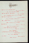 BANQUET FOR JOHN ROONEY AND FRIENDS [held by] COMMISSIONER OF VENEZUELA NAPOLEON DOMINICI [at] "DELMONICO'S, NEW YORK, NY" (REST;)
