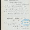 COMMEMORATION OF THE 25TH ANNIVERSARY OF HIS INITIATION INTO FREEMASONARY [held by] MR. CHARLES H. HALSTEAD [at] "NEWBURGH, NY"