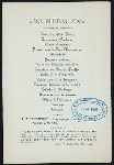 DINNER [held by] OMAR KHAYYAM CLUB [at] "THE FLORENCE, LONDON, ENGLAND"