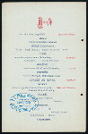 FIFTH ANNUAL DINNER [held by] THE BOARD OF TRADE [at] "HOTEL WASHINGTON, JERSEY CITY, NJ" (HOT;)