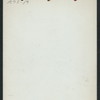 DINNER TO MR. HENRY W. CANNON, COMMISSIONER FROM THE UNITED STATES TO THE INTERNATIONAL MONETARY CONFERENCE AT BRUSSELS [held by] MR. J. EDWARD SIMMONS [at] "MANHATTAN CLUB, [NEW YORK, NY?]" (OTHER (CLUB);)