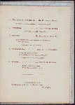 FIFTH DINNER OF THE HARDWARE AND METAL TRADES [held by] THE HARDWARE CLUB OF NEW YORK [at] SHERRY'S [NY] (REST;)