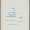 WASHINGTON'S BIRTHDAY [held by] SONS OF THE REVOLUTION [at] "DELMONICO'S, NEW YORK, NY" (REST;)