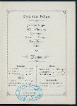 STIFTUNGSFEST [held by] MAGDEBURGER LIEDERTAFEL [at] MAGDEBUGER-HOFES [MAGDEBURG AUSTRIA?] (HOTEL)