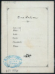 STIFTUNGSFEST [held by] MAGDEBURGER LIEDERTAFEL [at] MAGDEBUGER-HOFES [MAGDEBURG AUSTRIA?] (HOTEL)