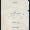 DINNER TO CELEBRATE THOMAS JEFFERSON'S BIRTHDAY [held by] MANHATTAN SINGLE TAX CLUB [at] "COLUMBIA RESTAURANT, NEW YORK, NY" (REST;)