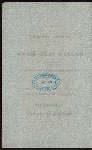 CELEBRATION OF THE SIXTY-NINTH ANNIVERSARY OF THE FORMATION OF THE REGIMENT AND THE THIRTY -SECOND ANNIVERSARY OF ITS DEPARTURE FOR WASHINGTON AT THE OUTBREAK OF THE WAR [held by] VETERANS OF THE 7TH REGIMENT [at] "DELMONICO'S, NEW YORK, NY" (REST;)