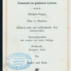 LIEDERTAFEL [held by] VERSAMMLUNG DER PROVINZIAL-LIEDERTAFEL [at] "ZERBST, GERMANY"