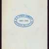 DINNER FOR HON. ANTHONY HOWELLS [held by] ST. DAVID'S SOCIETY OF THE STATE OF NY [at] "CLARK'S [NEW YORK, NY?]" (REST;)
