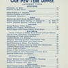 NEW YEARS DAY DINNER [held by] THE CHILBERG [at] "TACOMA, [WA?}" ([REST?];)