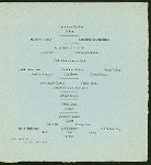 NEW YEAR DINNER [held by] THE CONTINENTAL [at] "PHILADELPHIA, PA" (HOTEL;)