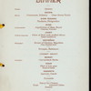 ANNUAL DINNER [held by] FIRST PANEL SHERIFF'S JURY [at] "DELMONICO'S, NEW YORK, NY" (EST;)