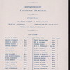THIRTEENTH ANNUAL DINNER [held by] M.P.D. SUPERINTENDENT; INSPECTORS; & CAPTAINS OF POLICE [at] "DELMONICO'S, NEW YORK, NY" (REST;)