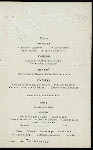 DINNER [held by] ? [at] "DELMONICO'S, NEW YORK, NY" (HOTEL)