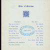 INITIATION BANQUET [held by] R.J.ALPHA OF PHI DELTA THETA [at] "PROVIDENCE, RI" (?)