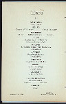 COMPLIMENTARY DINNER TENDERED TO REV. CHARLES H. PARKHURST, D.D. [held by] CITY VIGILANCE LEAGUE [at] "JAEGER'S, NEW YORK, NY" (REST;)