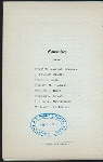 COMPLIMENTARY DINNER TENDERED TO REV. CHARLES H. PARKHURST, D.D. [held by] CITY VIGILANCE LEAGUE [at] "JAEGER'S, NEW YORK, NY" (REST;)