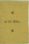 COMPLIMENTARY DINNER TENDERED TO REV. CHARLES H. PARKHURST, D.D. [held by] CITY VIGILANCE LEAGUE [at] "JAEGER'S, NEW YORK, NY" (REST;)