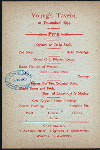 FOREFATHERS DAY [held by] SOCIETY OF COLONIAL WARS IN COMMONWEALTH OF MASS; [at] "YOUNG'S TAVERN, BOSTON MA" (REST;)