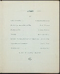 6TH ANNUAL BANQUET [held by] NY CITY HOTEL ASSOCIATION [at] "DELMONICO'S, NEW YORK, NY" (HOTEL)