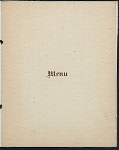 BANQUET TENDERED TO NATIONAL LEAGUE OF COMMISSION MERCHANTS OF THE U.S. [held by] NEW YORK BRANCH LEAGUE [at] "METROPOLITAN HOTEL, NEW YORK, NY" (HOT;)