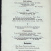 DINNER TO THE MEMBERSHIP OF THE NEW YORK LIBRARY ASSOCIATION [held by] THE NEW YORK LIBRARY CLUB [at] "CLARK'S, NEW YORK, NY" (REST;)