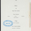 ANNUAL DINNER IN HONOR OF BENJAMIN FRANKLIN [held by] THE TYPOTHETAE OF NEW YORK [at] "HOTEL BRUNSWICK, NEW YORK, NY" (HOT;)