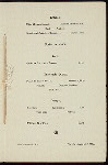 ANNUAL DINNER IN HONOR OF BENJAMIN FRANKLIN [held by] THE TYPOTHETAE OF NEW YORK [at] "HOTEL BRUNSWICK, NEW YORK, NY" (HOT;)