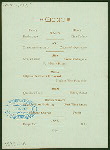 125TH ANNIVERARY DINNER [held by] MARINE SOCIETY OF NEW YORK [at] "HOFFMAN HOUSE CAFE, NEW YORK, NY" (REST;)