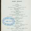 TWELFTH BURNS ANNIVERSARY [held by] SPRINGFIELD CALEDONIANS [at] "HOTEL RUSSELL, (?)" (HOT;)