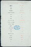 TENTH ANNUAL DINNER [held by] THE HOLLAND SOCIETY OF NEW YORK [at] "SHERRY'S, FIFTH AVENUE [NY]" (REST;)