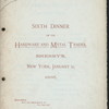 SIXTH DINNER [held by] HARDWARE AND METAL TRADES [at] "SHERRY'S, NY" (REST;)