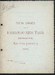 SIXTH DINNER [held by] HARDWARE AND METAL TRADES [at] "SHERRY'S, NY" (REST;)