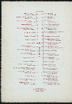 SIXTH DINNER [held by] HARDWARE AND METAL TRADES [at] "SHERRY'S, NY" (REST;)