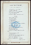 EIGHTH ANNUAL DINNER [held by] SOUTHERN BERKSHIRE SOCIETY OF NEW YORK [at] CLARK'S 22 W. 23RD ST. [NY] (REST;)