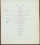 ANNUAL DINNER [held by] THIRD PANEL SHERIFF'S JURY [at] "DELMONICO'S, NEW YORK, NY" (REST;)