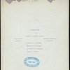 ANNUAL DINNER [held by] THIRD PANEL SHERIFF'S JURY [at] "DELMONICO'S, NEW YORK, NY" (REST;)