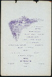 NINTH ANNUAL DINNER [held by] NEW YORK SOUTHEN SOCIETY [at] SHERRY'S [NY] (REST;)