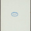 NINTH ANNUAL DINNER [held by] NEW YORK SOUTHEN SOCIETY [at] SHERRY'S [NY] (REST;)