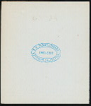 TWENTY-SEVENTH ANNUAL BANQUET OF THE LOYAL LEAGUE [held by] UNION LEAGUE [at] GERMANTOWN (PA?) (OTHER (PRIVATE CLUB?))