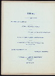 FIRST ANNUAL BANQUET [held by] SOCIETY SONS OF THE REVOLUTION IN THE STATE OF MISSOURI [at] "MERCANTILE CLUB HOUSE, ST. LOUIS MO" (OTHER (PRIVATE CLUB?))