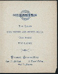 2ND ANNUAL DINNER [held by] CORINTHIAN SAILING CLUB OF MONTREAL [at] QUEEN'S HOTEL (HOT;)