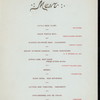 DINNER TO THE HON. EDWIN S. STUART [held by] THE BOOK TRADE [at] "UNION LEAGUE, [NY]" (REST;)