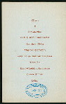 1ST ANNUAL BREAKFAST [held by] RHODE ISLAND STATE FEDERATION OF WOMEN'S CLUBS [at] "TROCADERO;PROVIDENCE,RI." ([REST])