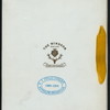 EASTER BREAKFAST [held by] WINDSOR HOTEL [at] NY (HOTEL)