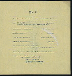 BANQUET IN COMMEMORATON OF WASHINGTON'S INAUGURATION [held by] ILLINOIS SOCIETY OF THE SONS OF THE REVOLUTION [at] "AUDITORIUM HOTEL ANNEX, (?), IL" (HOT;)